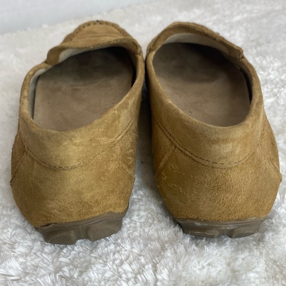 G.H Bass Blair Tan Camel Soft Suede Leather Moccasins Comfy Penny Loafers 6 - Picture 12 of 13